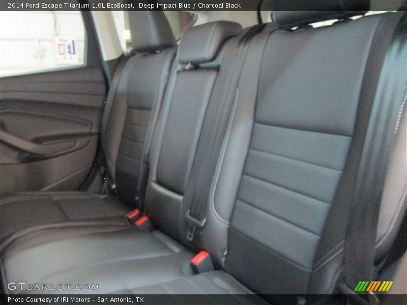 Deep Impact Blue / Charcoal Black 2014 Ford Escape Titanium 1.6L EcoBoost