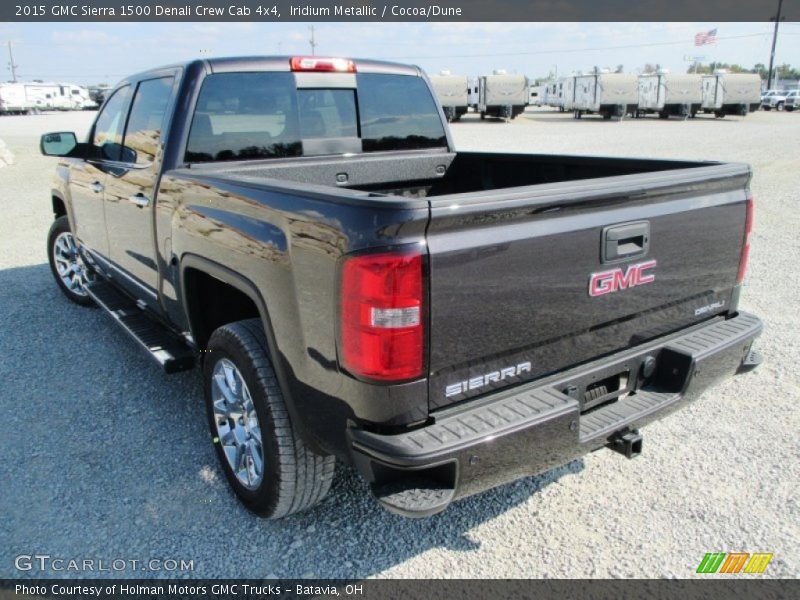 Iridium Metallic / Cocoa/Dune 2015 GMC Sierra 1500 Denali Crew Cab 4x4