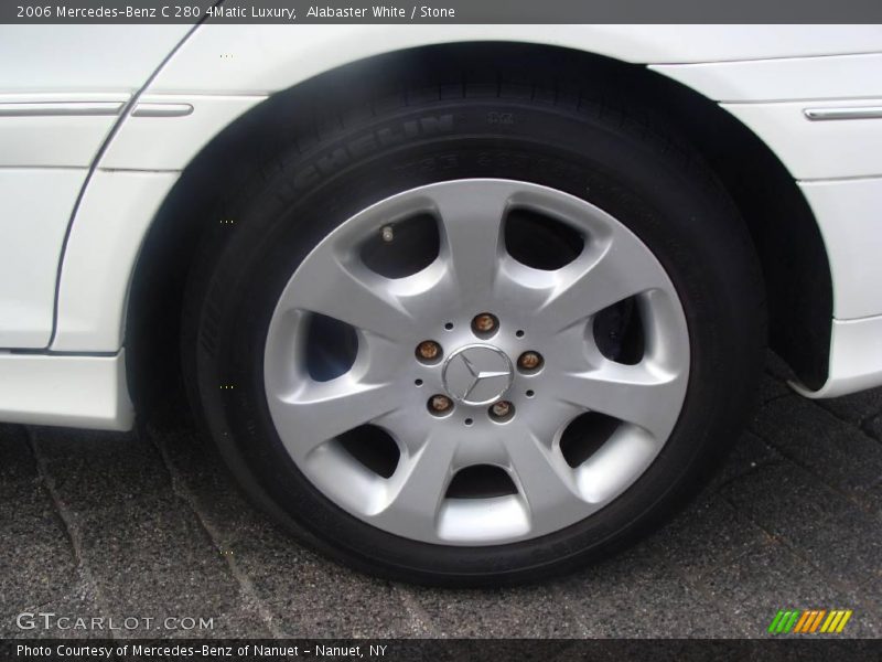 Alabaster White / Stone 2006 Mercedes-Benz C 280 4Matic Luxury