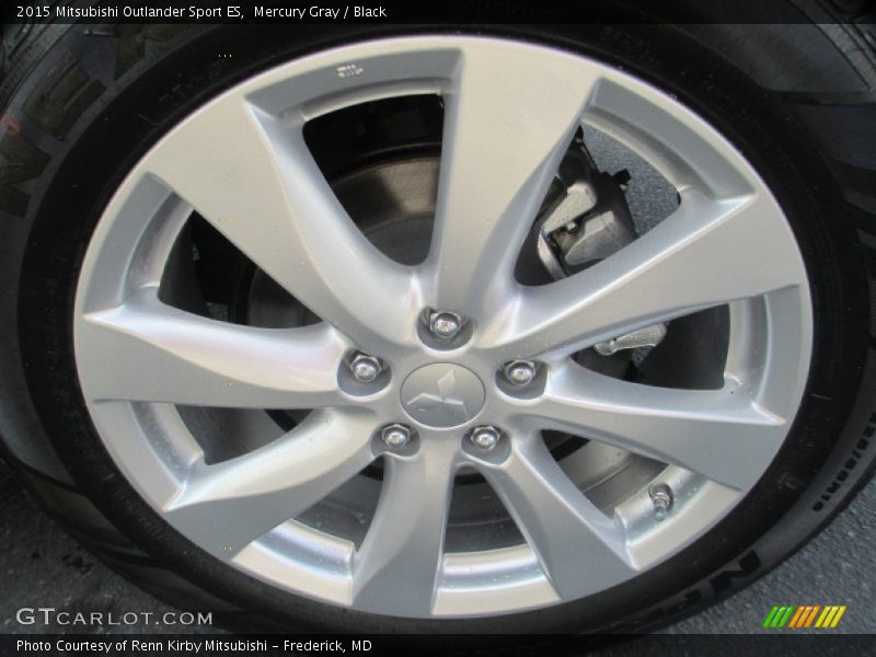 Mercury Gray / Black 2015 Mitsubishi Outlander Sport ES
