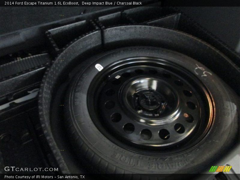 Deep Impact Blue / Charcoal Black 2014 Ford Escape Titanium 1.6L EcoBoost