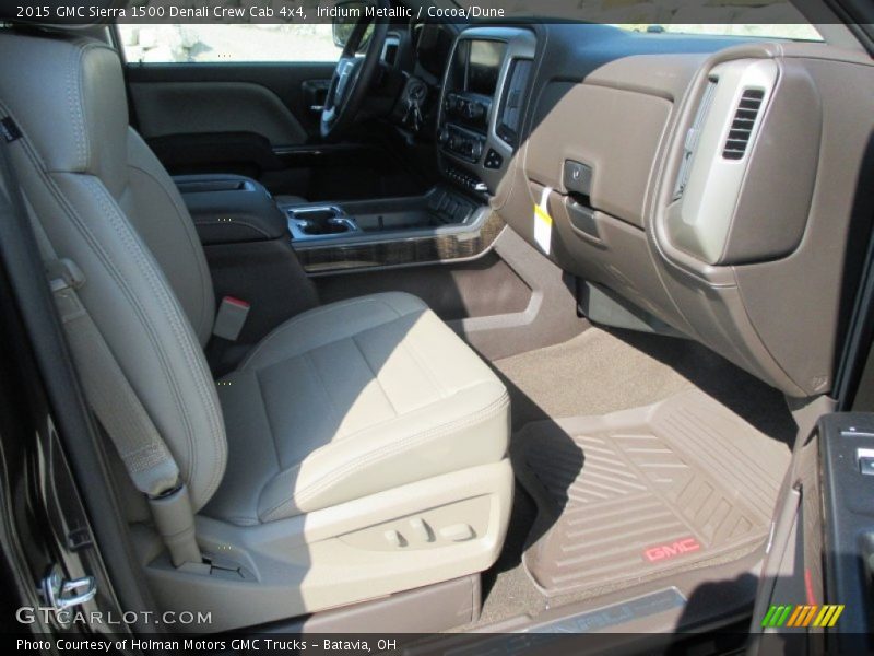 Iridium Metallic / Cocoa/Dune 2015 GMC Sierra 1500 Denali Crew Cab 4x4