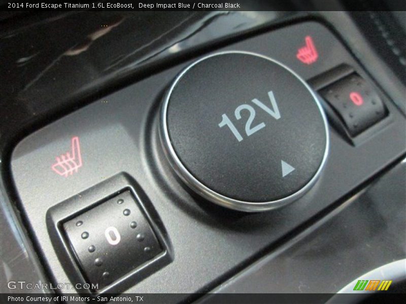 Deep Impact Blue / Charcoal Black 2014 Ford Escape Titanium 1.6L EcoBoost