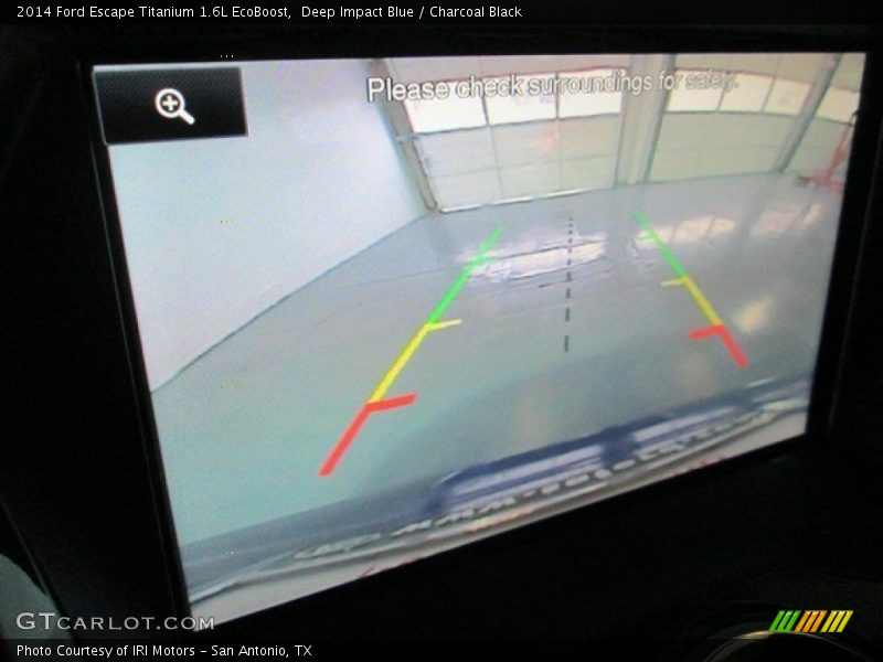 Deep Impact Blue / Charcoal Black 2014 Ford Escape Titanium 1.6L EcoBoost
