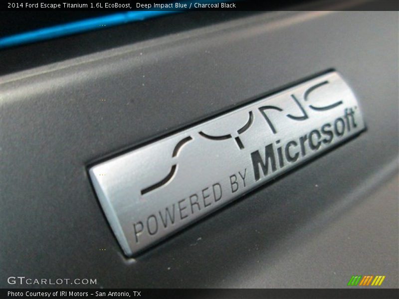 Deep Impact Blue / Charcoal Black 2014 Ford Escape Titanium 1.6L EcoBoost