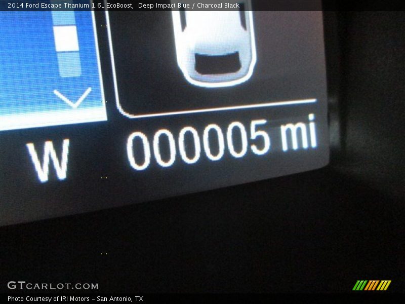 Deep Impact Blue / Charcoal Black 2014 Ford Escape Titanium 1.6L EcoBoost