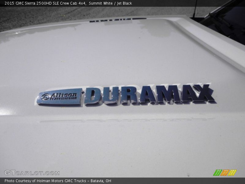 Summit White / Jet Black 2015 GMC Sierra 2500HD SLE Crew Cab 4x4