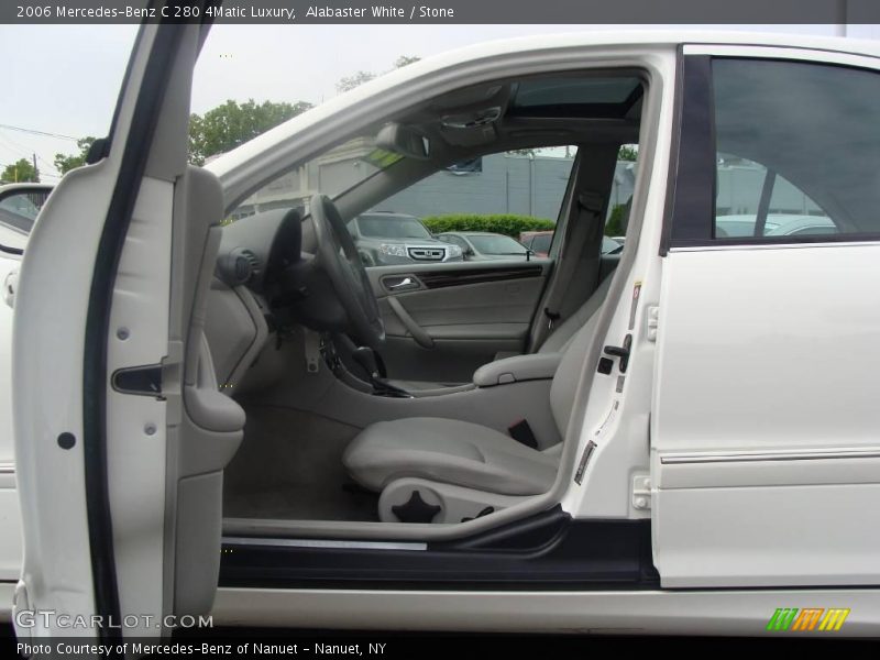 Alabaster White / Stone 2006 Mercedes-Benz C 280 4Matic Luxury