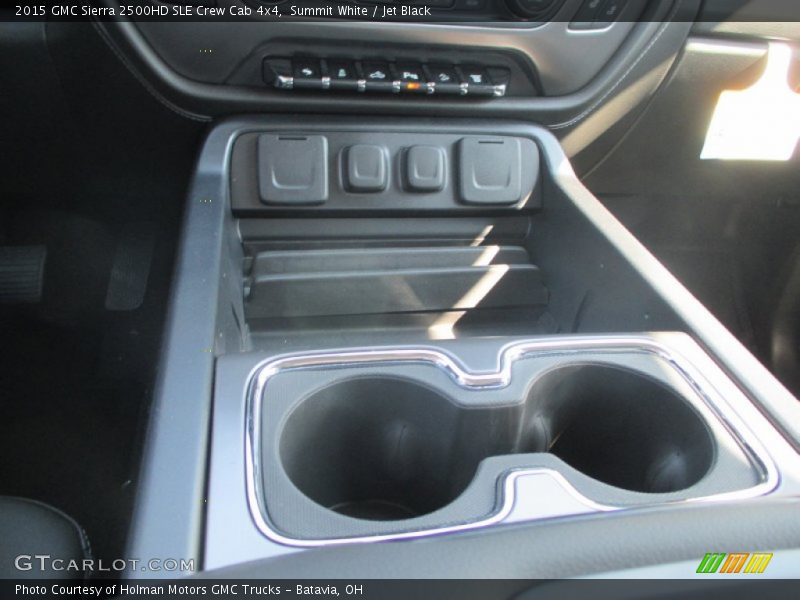 Summit White / Jet Black 2015 GMC Sierra 2500HD SLE Crew Cab 4x4