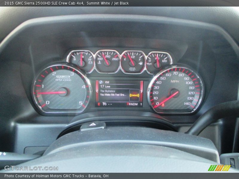 Summit White / Jet Black 2015 GMC Sierra 2500HD SLE Crew Cab 4x4