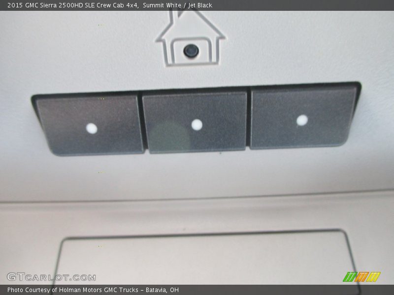 Summit White / Jet Black 2015 GMC Sierra 2500HD SLE Crew Cab 4x4