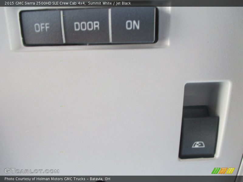 Summit White / Jet Black 2015 GMC Sierra 2500HD SLE Crew Cab 4x4