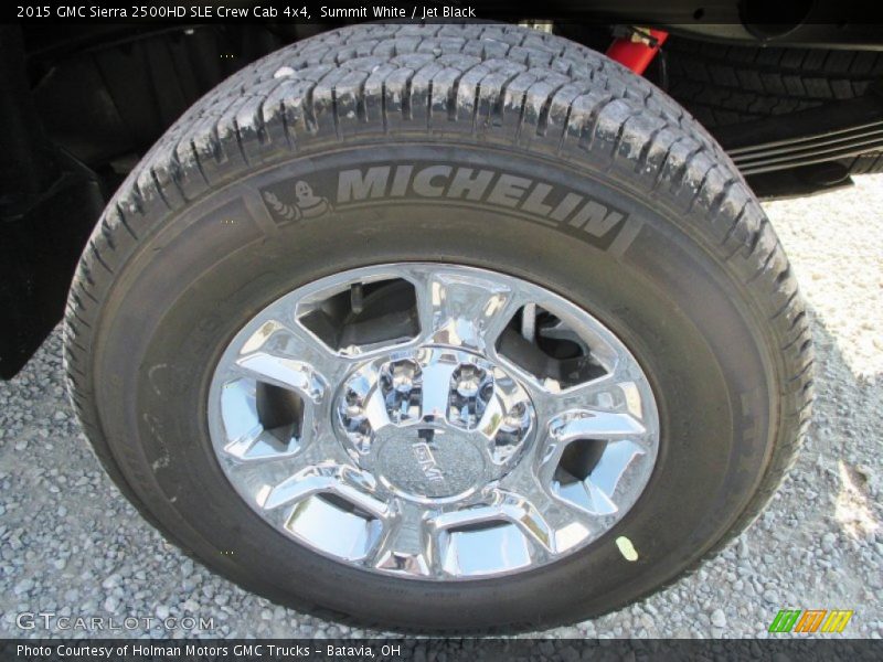 Summit White / Jet Black 2015 GMC Sierra 2500HD SLE Crew Cab 4x4
