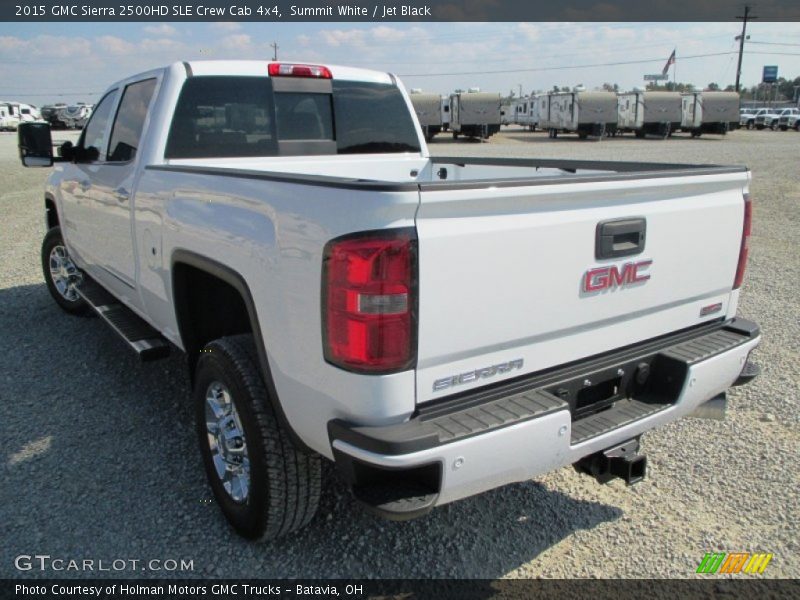 Summit White / Jet Black 2015 GMC Sierra 2500HD SLE Crew Cab 4x4