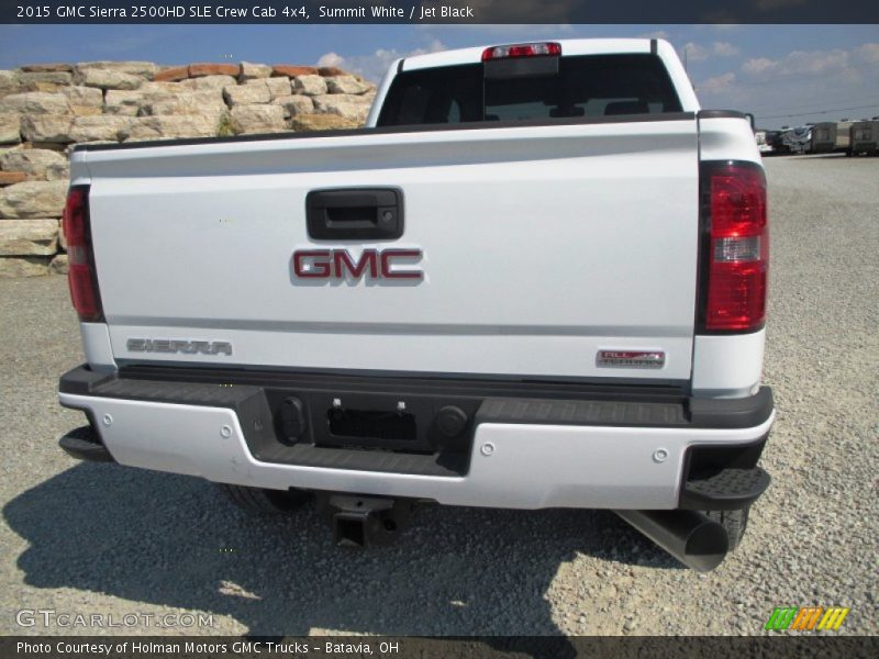 Summit White / Jet Black 2015 GMC Sierra 2500HD SLE Crew Cab 4x4