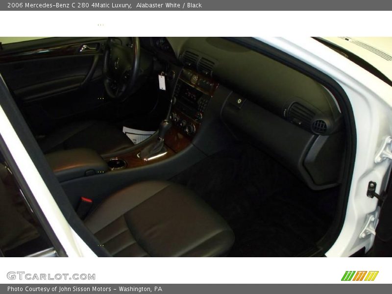 Alabaster White / Black 2006 Mercedes-Benz C 280 4Matic Luxury