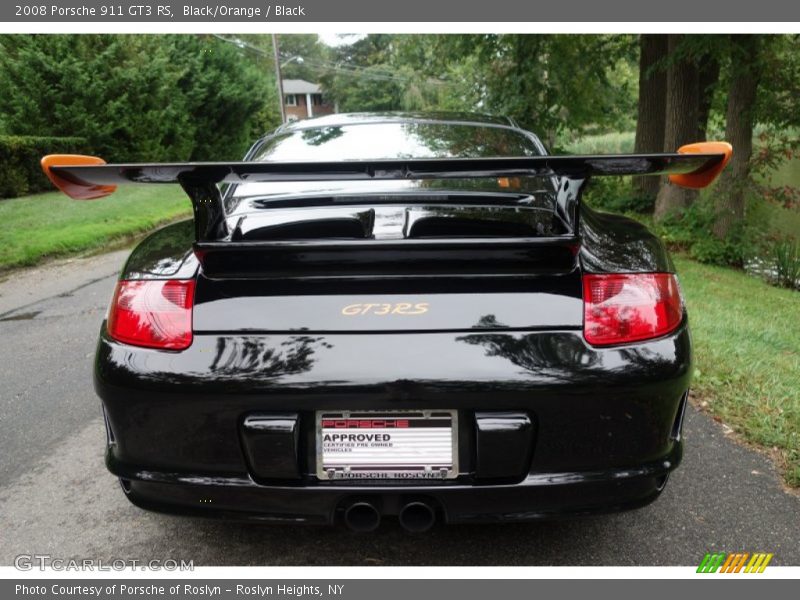 Black/Orange / Black 2008 Porsche 911 GT3 RS