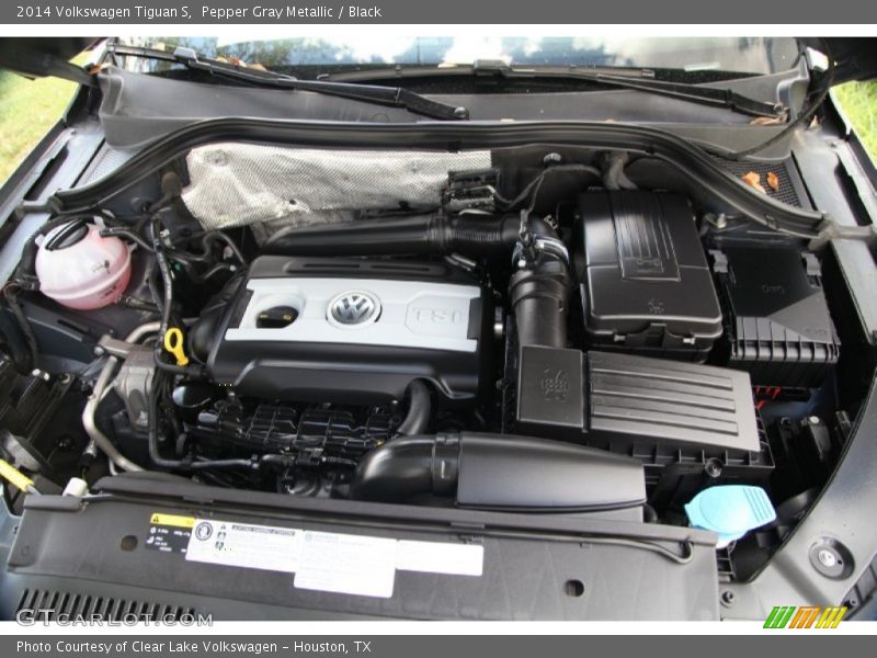 Pepper Gray Metallic / Black 2014 Volkswagen Tiguan S
