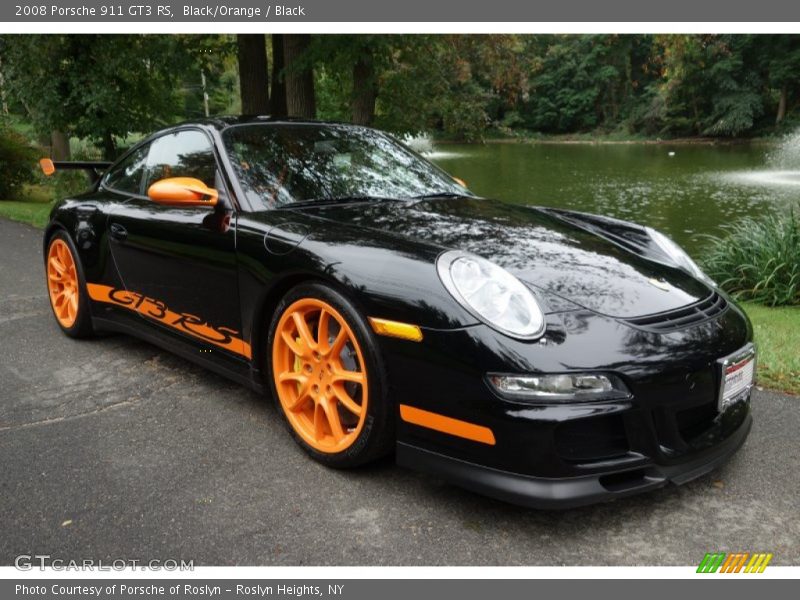 Black/Orange / Black 2008 Porsche 911 GT3 RS