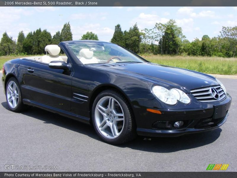 Black / Stone 2006 Mercedes-Benz SL 500 Roadster