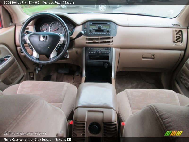 Redrock Pearl / Saddle 2004 Honda Pilot EX 4WD