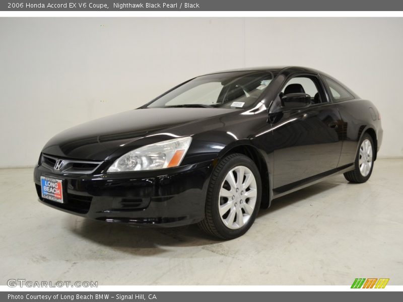 Nighthawk Black Pearl / Black 2006 Honda Accord EX V6 Coupe