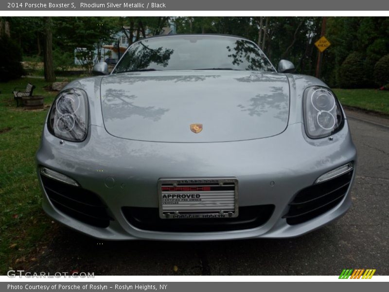Rhodium Silver Metallic / Black 2014 Porsche Boxster S