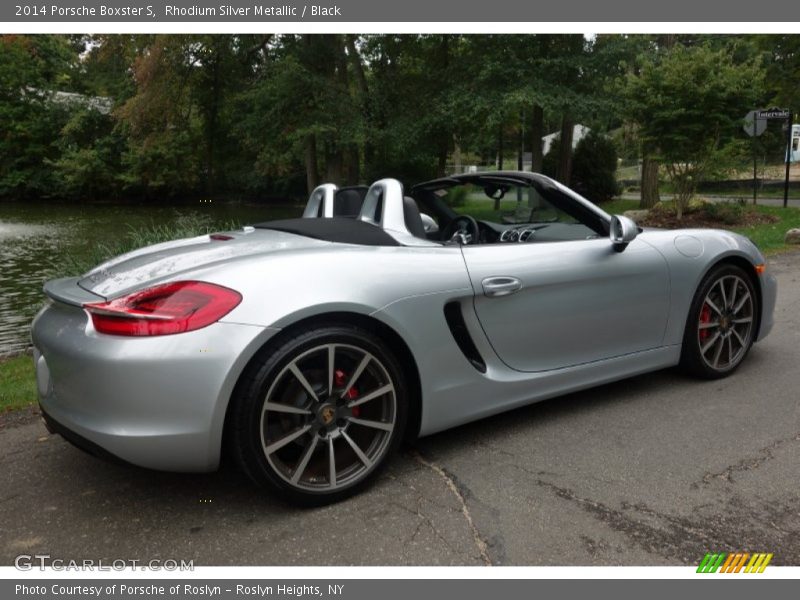 Rhodium Silver Metallic / Black 2014 Porsche Boxster S
