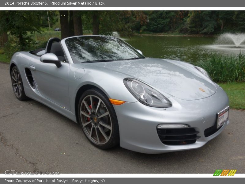 Rhodium Silver Metallic / Black 2014 Porsche Boxster S