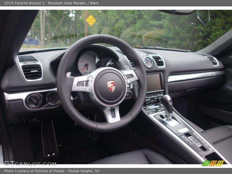 Rhodium Silver Metallic / Black 2014 Porsche Boxster S