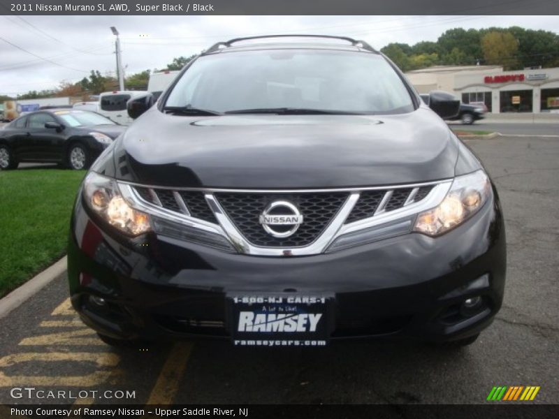Super Black / Black 2011 Nissan Murano SL AWD