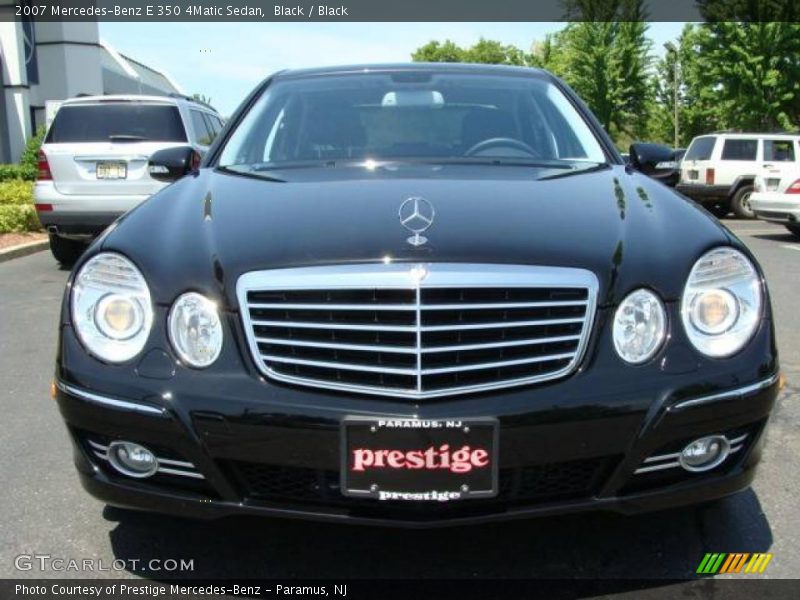 Black / Black 2007 Mercedes-Benz E 350 4Matic Sedan