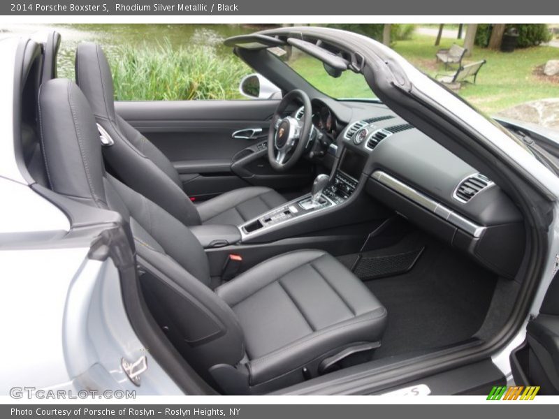 Rhodium Silver Metallic / Black 2014 Porsche Boxster S