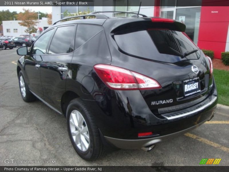 Super Black / Black 2011 Nissan Murano SL AWD