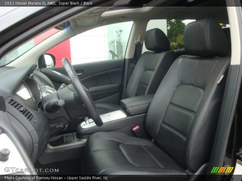 Super Black / Black 2011 Nissan Murano SL AWD