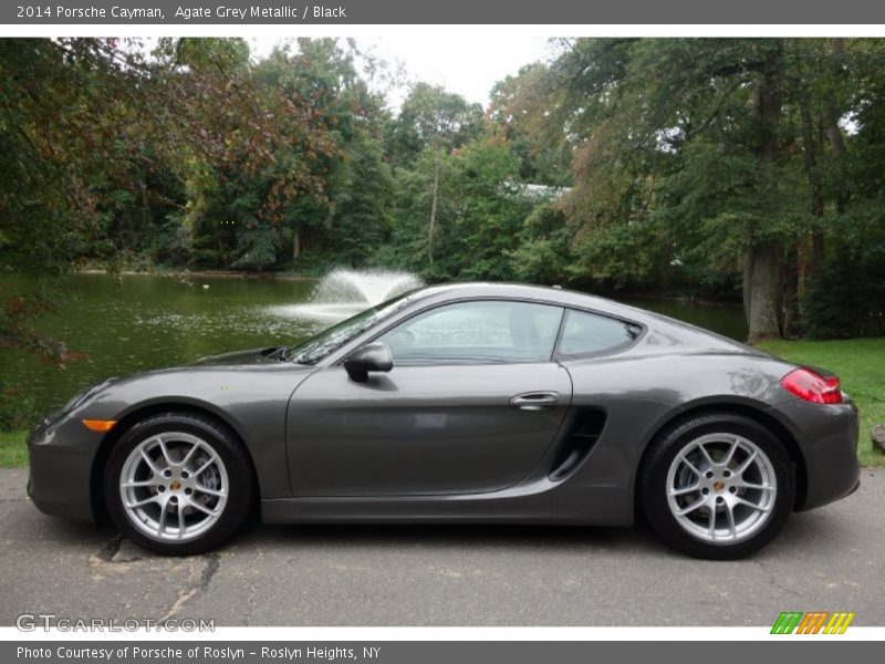 Agate Grey Metallic / Black 2014 Porsche Cayman