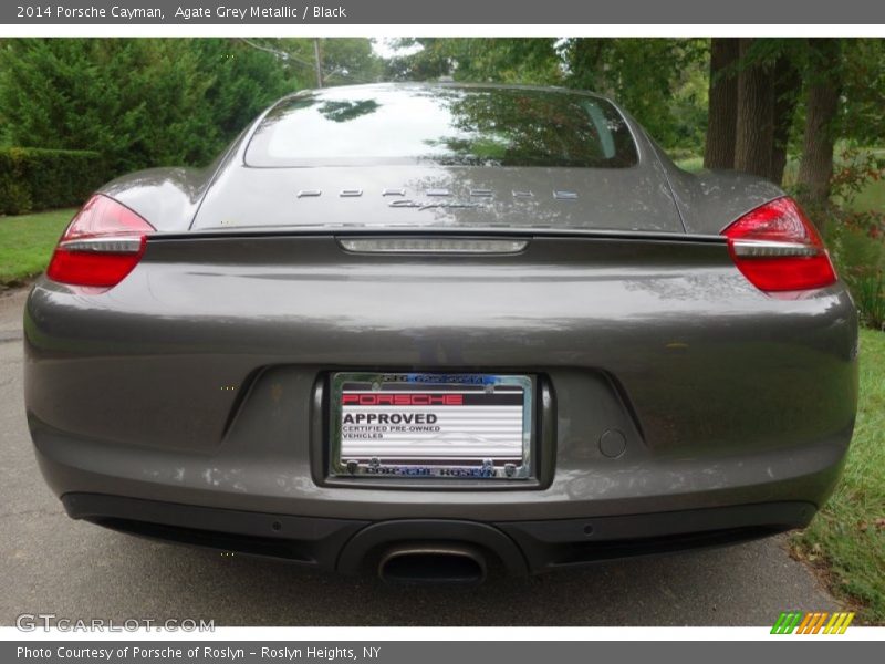 Agate Grey Metallic / Black 2014 Porsche Cayman