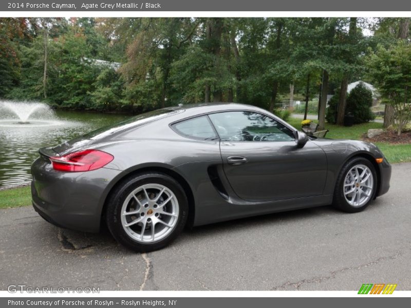 Agate Grey Metallic / Black 2014 Porsche Cayman