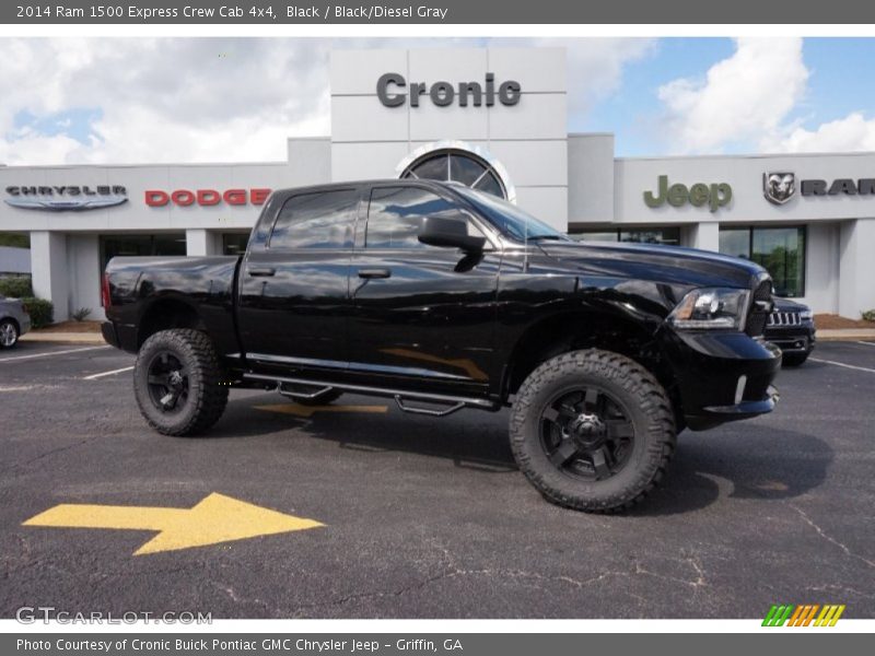 Black / Black/Diesel Gray 2014 Ram 1500 Express Crew Cab 4x4