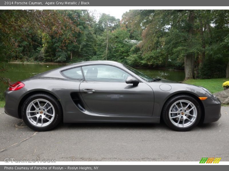 Agate Grey Metallic / Black 2014 Porsche Cayman