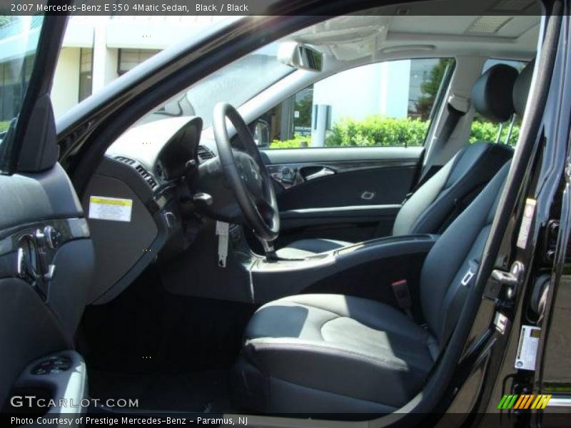 Black / Black 2007 Mercedes-Benz E 350 4Matic Sedan
