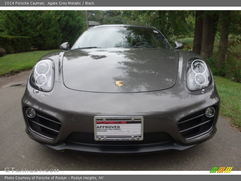 Agate Grey Metallic / Black 2014 Porsche Cayman