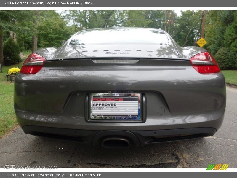 Agate Grey Metallic / Black 2014 Porsche Cayman