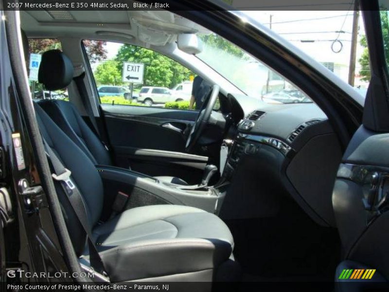 Black / Black 2007 Mercedes-Benz E 350 4Matic Sedan