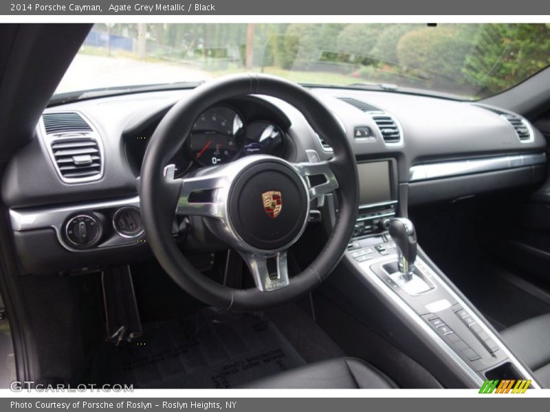 Agate Grey Metallic / Black 2014 Porsche Cayman