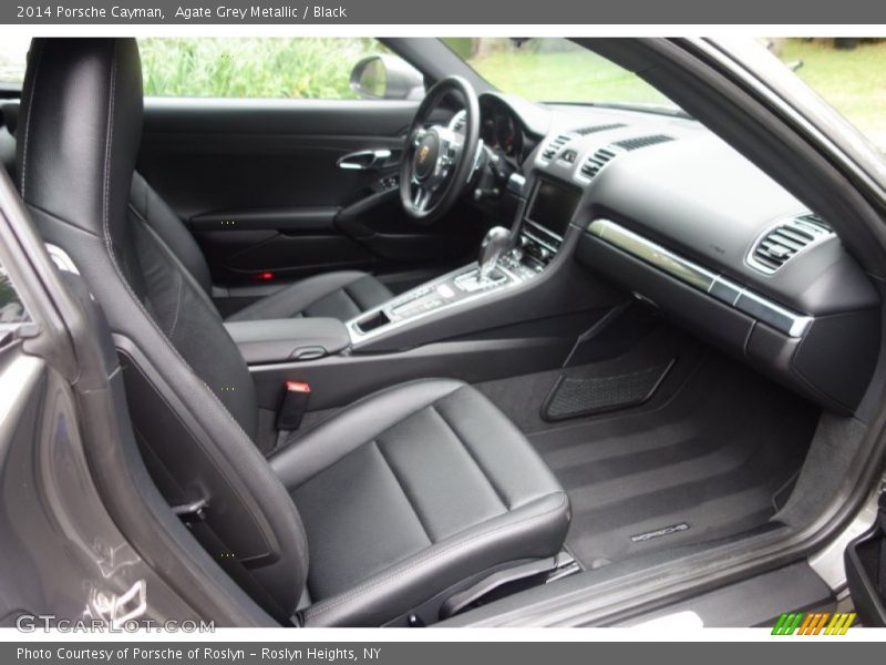 Agate Grey Metallic / Black 2014 Porsche Cayman