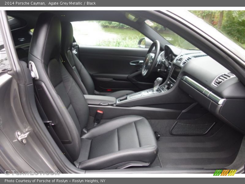Agate Grey Metallic / Black 2014 Porsche Cayman