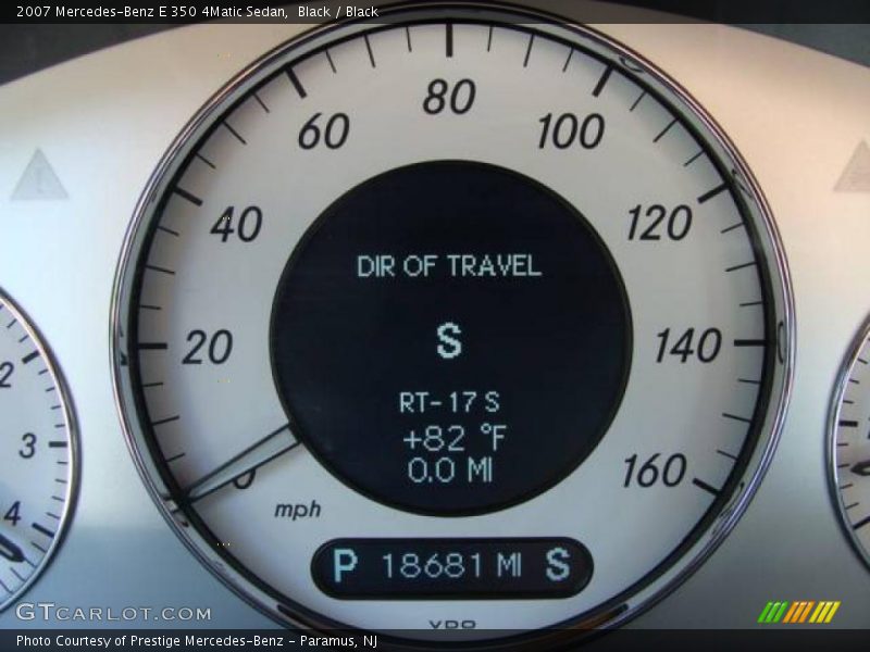 Black / Black 2007 Mercedes-Benz E 350 4Matic Sedan