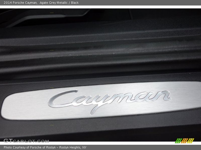 Agate Grey Metallic / Black 2014 Porsche Cayman
