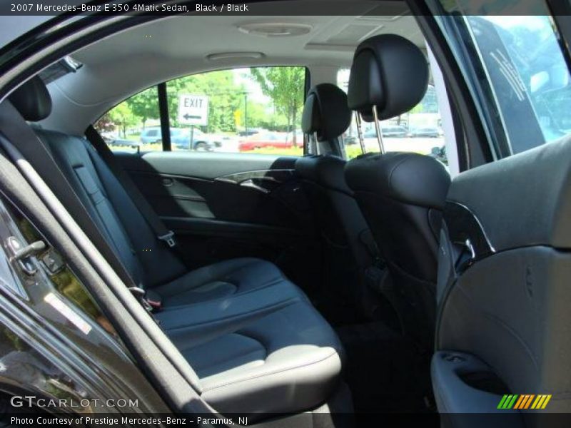 Black / Black 2007 Mercedes-Benz E 350 4Matic Sedan
